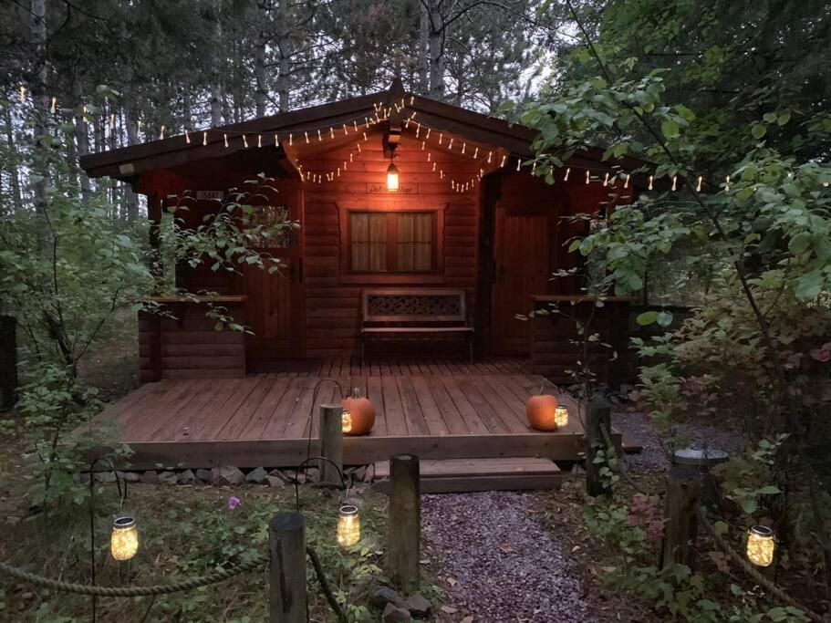 Fancy Fireflies Cabin Hayward Esterno foto